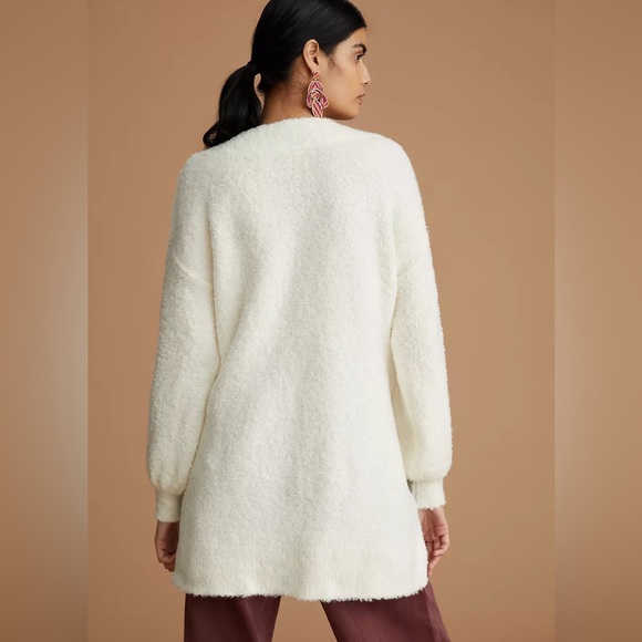 NWT Anthro - Pilcro Teddy V-Neck Tunic Sweater - Picture 9 of 13